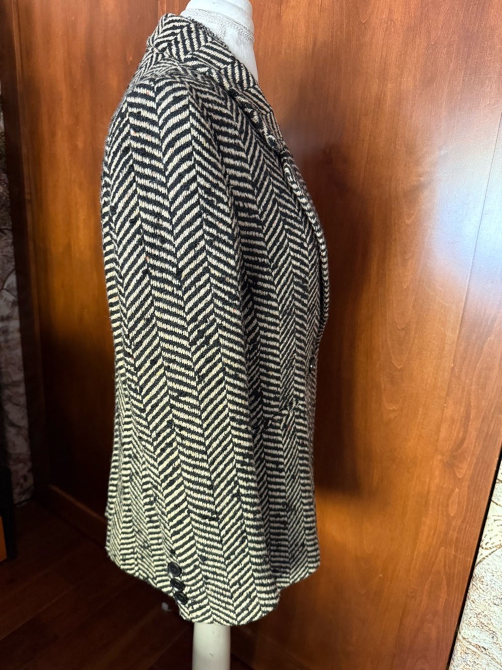 ⚜️ ANINE BING DIANA FISHBONE BLAZER IN EXCELLENT CONDITION SZ SMALL ⚜️ - Picture 5 of 16
